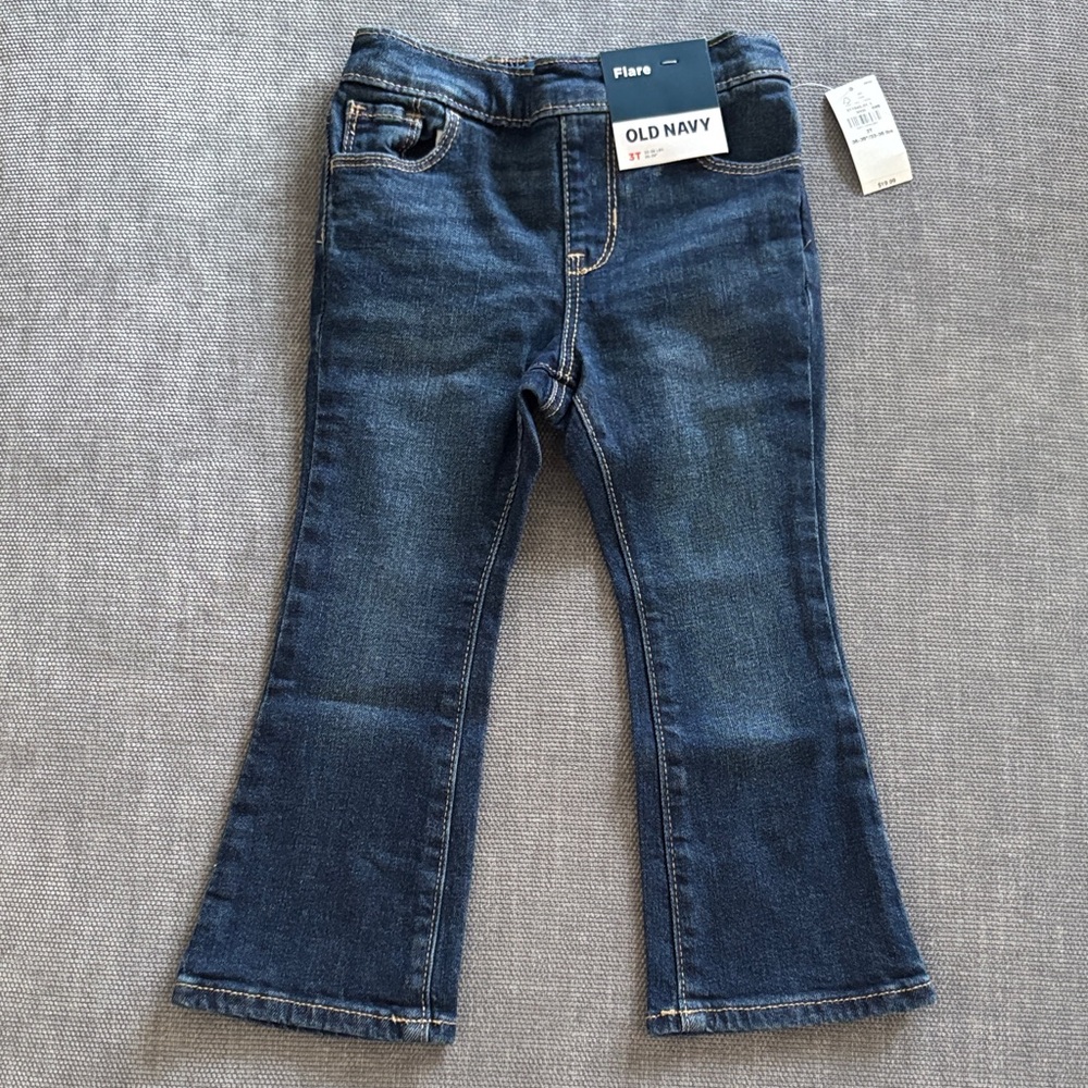 Denim Flare Pants